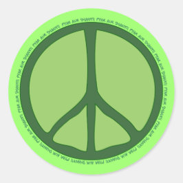 Green Peace Sticker