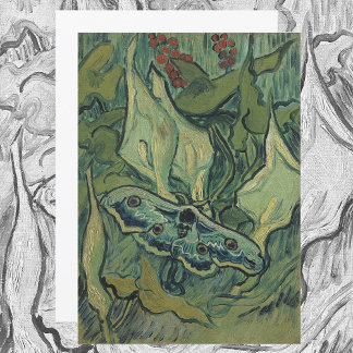 Green Peacock (Kaiser) Moth von Vincent van Gogh Einladung