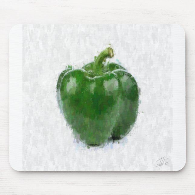 Green Pepper Mousepad (Vorne)