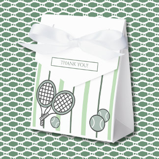 Green Perfect Match Tennis Couples Bridal Shower Geschenkschachtel