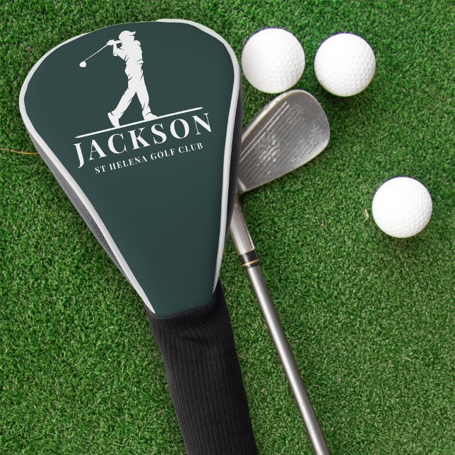 Green Personalisiert Monogram Golf Swing Headcover (Von Creator hochgeladen)
