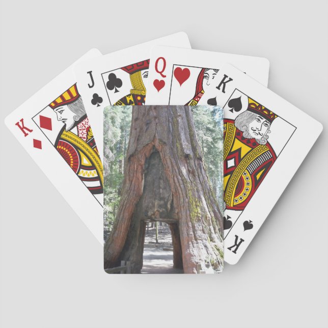 Green Personalized Jumbo Index Playing Cards Spielkarten (Rückseite)