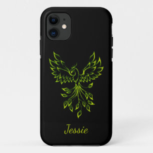 Green Phoenix steigt auf schwarz Case-Mate iPhone Hülle