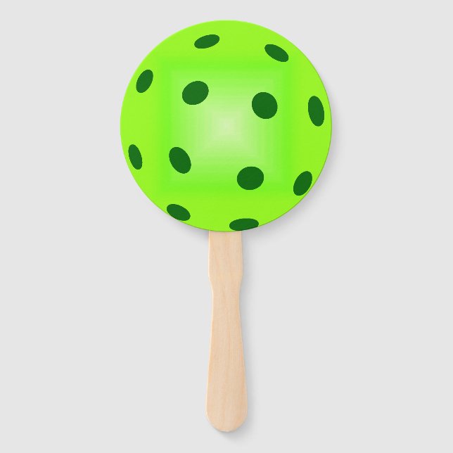 Green Pickleball Fächer (Vorderseite)