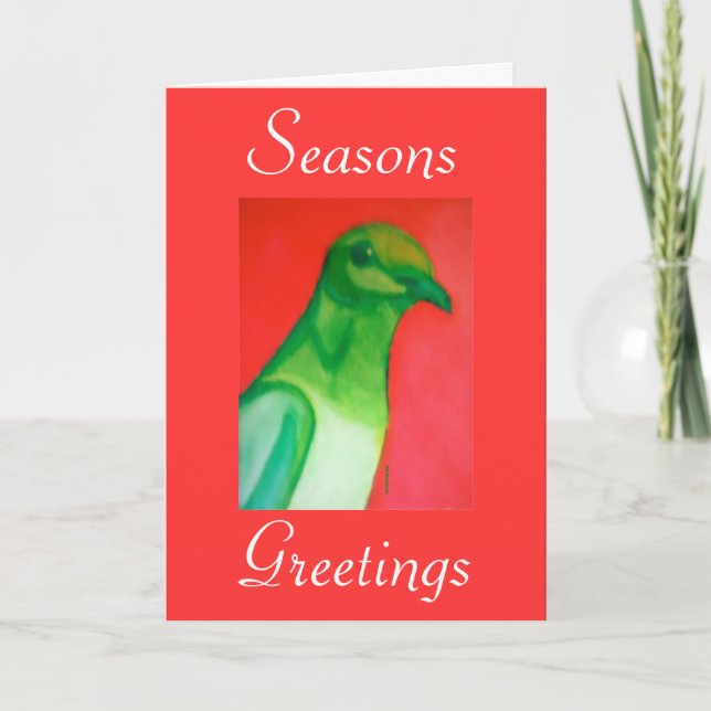 Green-Pigeon-Karten Feiertagskarte (Vorderseite)