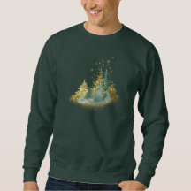 Green Pine Forest Holiday Sweatshirt