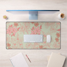 Green Pink Retro Y2K 70er Blume Muster