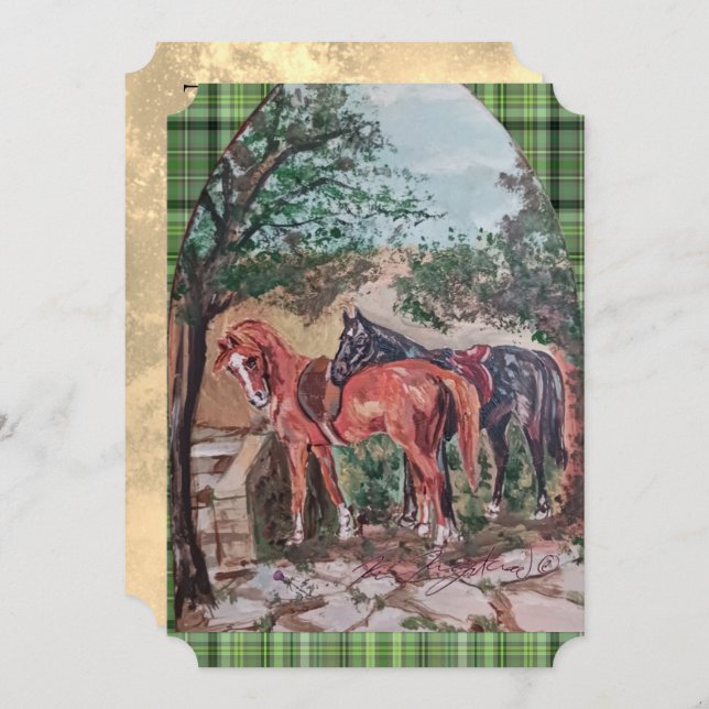 green plaid jamie and poppy scripture (Vorne/Hinten)