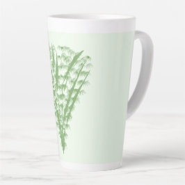 Green plant in the shape of a bouquet. milchtasse