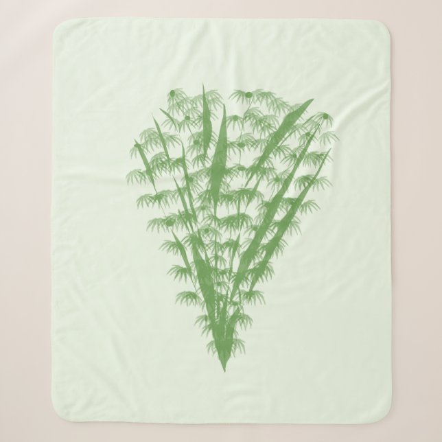 Green plant in the shape of a bouquet. sherpadecke (Vorderseite)