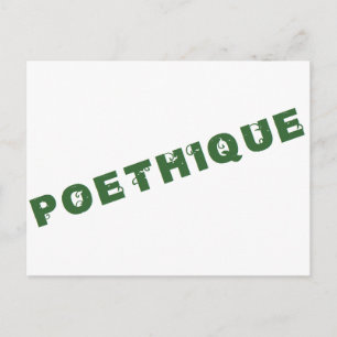 Green Poethiethiethiethiethiethiethiethiethiethiet Postkarte