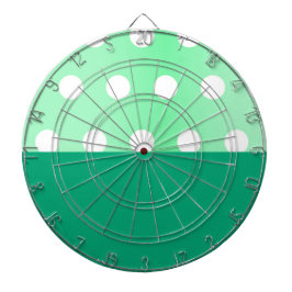 Green Poka Dots Dartscheibe