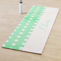 Green Poka Dots