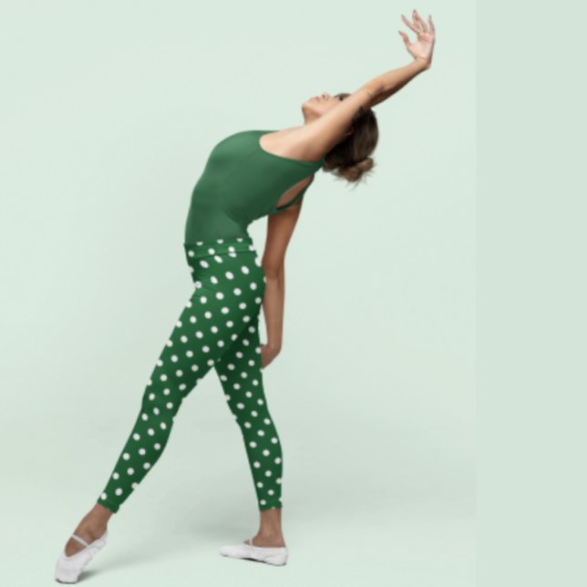 Green Polka Dot Leggings (Von Creator hochgeladen)