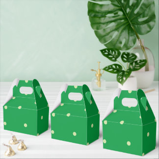 Green Polka Dot Muster Geschenkschachtel