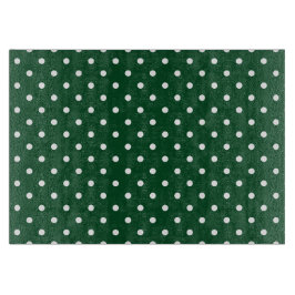 Green Polka Dots Cutting Board Schneidebrett