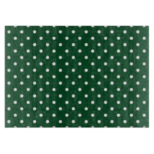 Green Polka Dots Cutting Board Schneidebrett