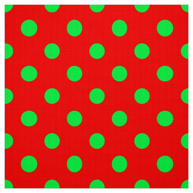 Green Polka Dots Design Stoff (Muster)
