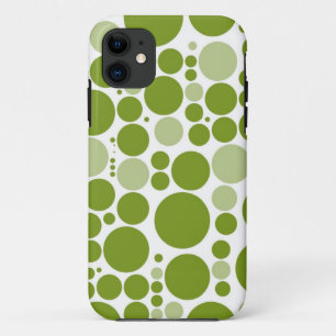 Green Polka Dots on White title_seo2