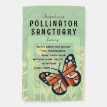 Green Pollinator Sanctuary Monarch Butterfly