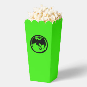 Green-Popcorn-Boxen für Schwarzen Drachen Geschenkschachtel