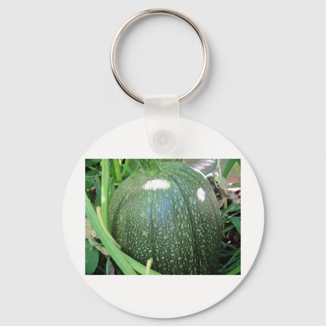 Green Pumpkin Schlüsselanhänger (Vorderseite)