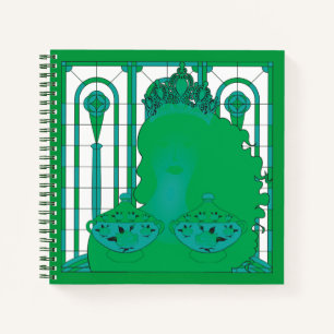 Green Queen-Notebook Notizbuch
