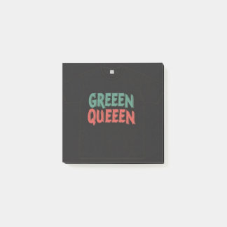 GREEN QUEEN POST-IT KLEBEZETTEL