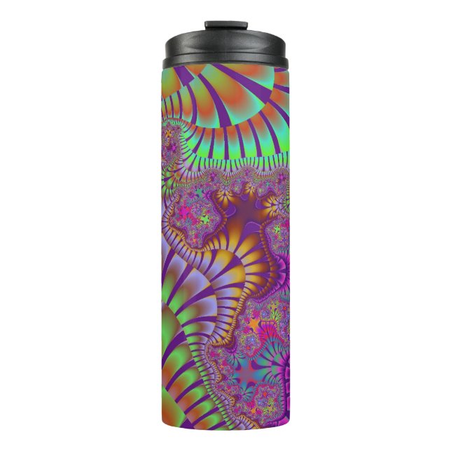 Green Rainbow Melt Thermosbecher (Vorderseite)