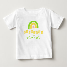 Green Rainbow Princess Stars Baby Girl T - Shirt
