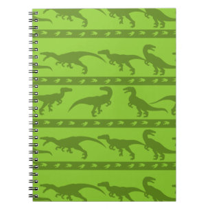 Green Raptor Muster Notizblock