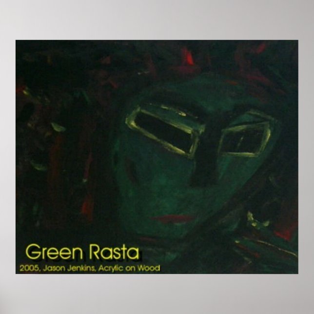 GREEN RASTA POSTER (Vorne)