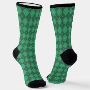 Green Raute Golf Socken