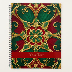 Green Red Christmas Holiday Planer