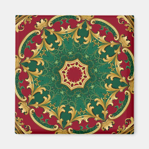 Green Red Decoration Weihnachtsmagnet Magnet