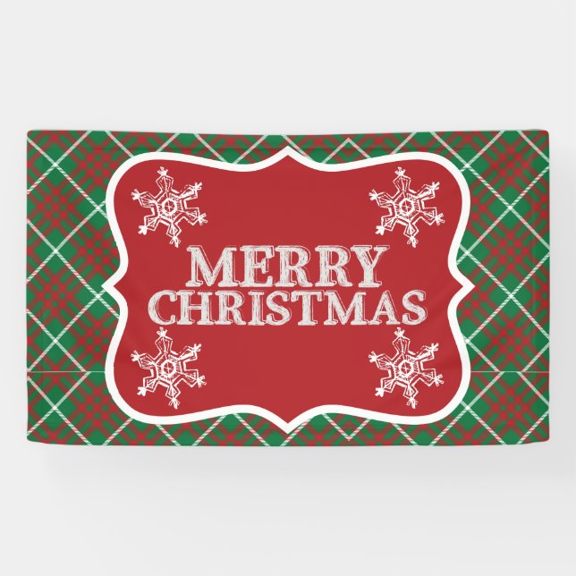 Green & Red Karo Banner (Horizontal)