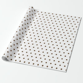 Green Red Polka Dots Weihnachtswrapping Paper Geschenkpapier