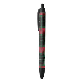 Green & Red Tartan Kugelschreiber