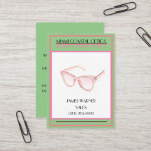 Green Retro 80er Miami-Sonnenbrille