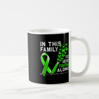 Green Ribbon Butterfly Psychische Gesundheit Bewus Kaffeetasse