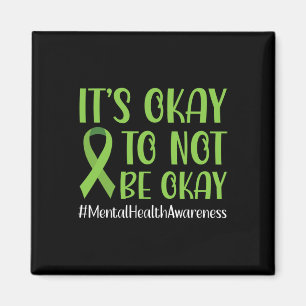Green Ribbon ist gut, um nicht in Ordnung psychisc Magnet