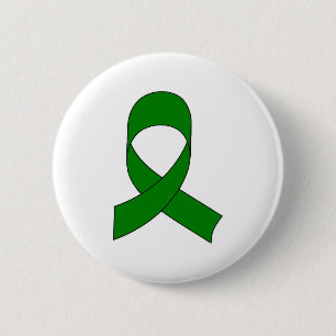 Green Ribbon Zeichnend Button