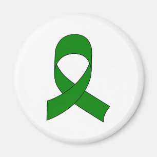 Green Ribbon Zeichnend Magnet