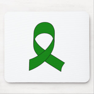Green Ribbon Zeichnend Mousepad