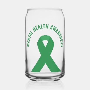 Green Ribbon zur Sensibilisierung für psychische G Dosenglas