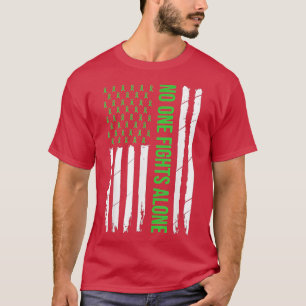 Green Ribbon zur Sensibilisierung für psychische G T-Shirt