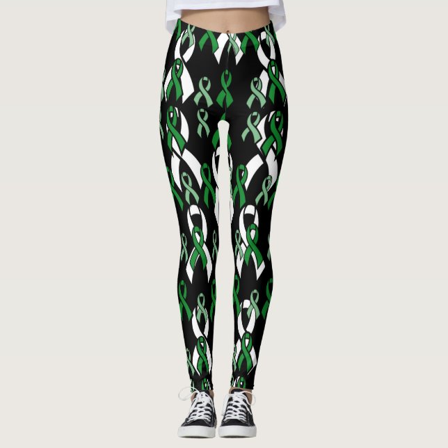 Green Ribbons.. C Diff Leggings (Vorderseite)