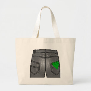 Green Right Hanky Jumbo Stoffbeutel
