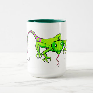 Green Ringo Lizard Tasse