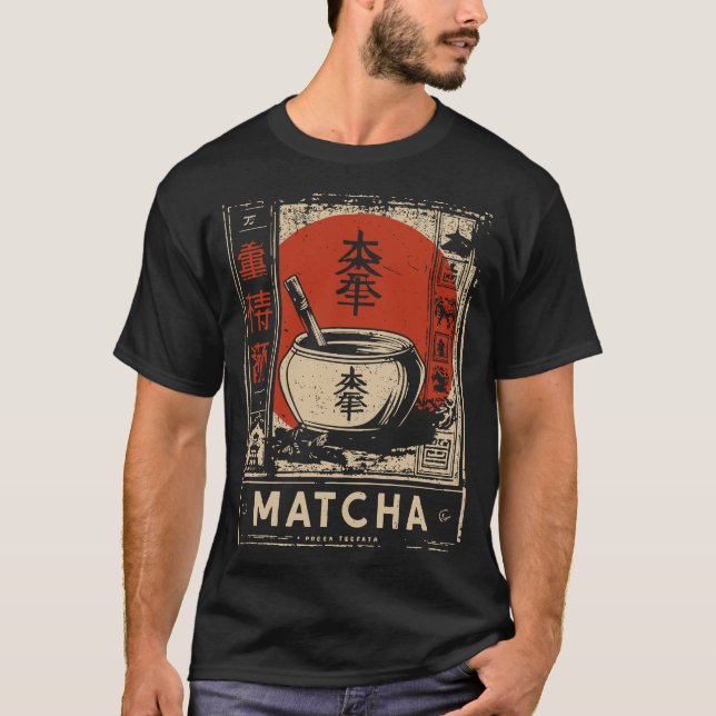 Green Ritual: Matcha Construct T-Shirt (Vorderseite)